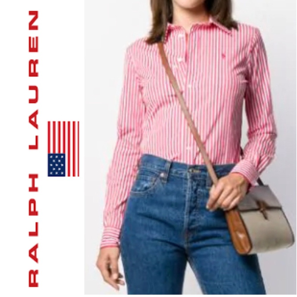 NWT RALPH LAUREN SPORT Slim Fit Striped Shirt